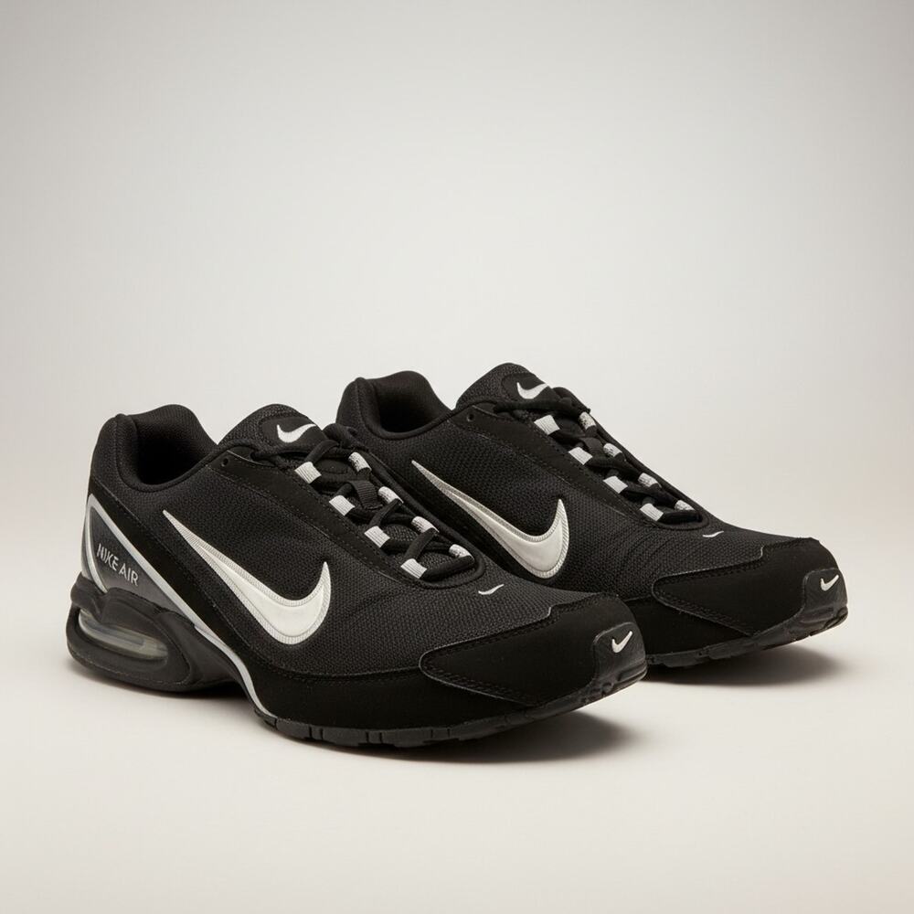 Nike Air Max Torch 3 Mens Running Shoes Black Silver Size 11.5